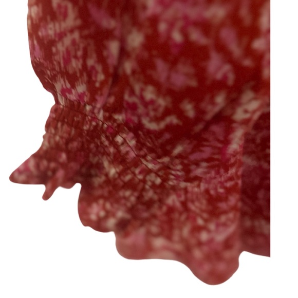 Shein M  size M ruffles women’s  flower top - Picture 2 of 5